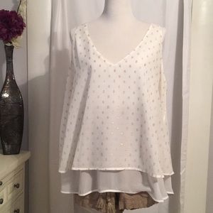 Lane Bryant silk sleeveless tank